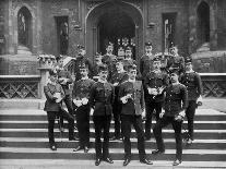 Officers of the 1st Suffolk Regiment at the Tower of London, 1895-WW Rouch-Giclee Print