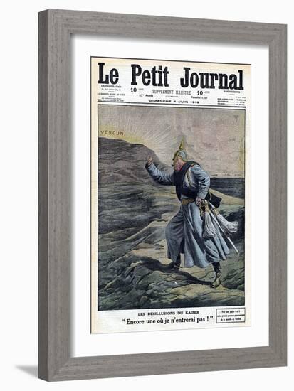 WW1 Cartoon, Pj Verdun-null-Framed Art Print