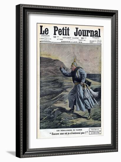 WW1 Cartoon, Pj Verdun-null-Framed Art Print