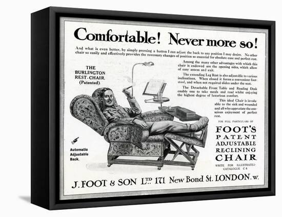 WW1 - Product Advertisement - Convalescing in Comfort-null-Framed Stretched Canvas