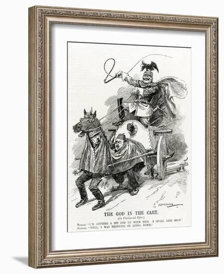 WW1 - Restive Allies - the Central Powers Not to Happy-Leonard Craven Hill-Framed Art Print