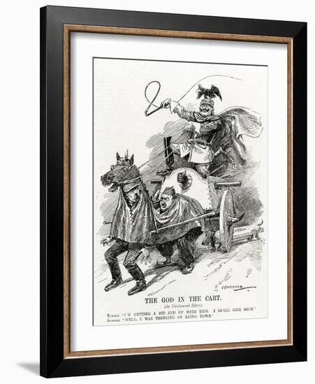WW1 - Restive Allies - the Central Powers Not to Happy-Leonard Craven Hill-Framed Art Print