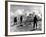 WW2 British Soldiers on Libyan Frontier 1941 Advancing Through a Smoke Screen-null-Framed Photographic Print