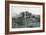 WWI British Tank in Action on the Western Front, 1917-English Photographer-Framed Photographic Print