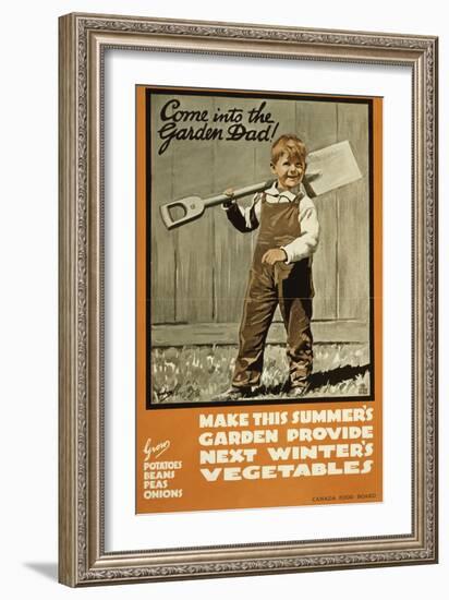 WWI: Farming, C. 1915-Joseph Ernest Sampson-Framed Giclee Print