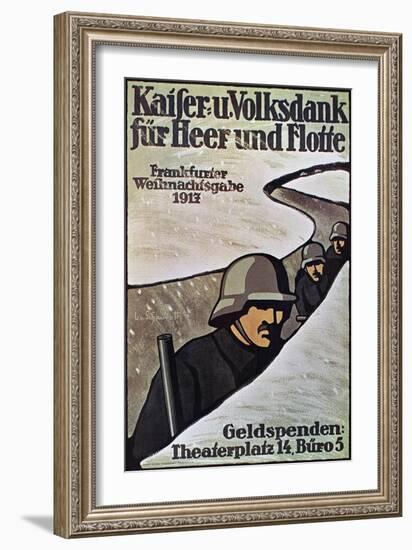 WWI: German Poster, 1917-Lisa von Schauroth-Framed Giclee Print
