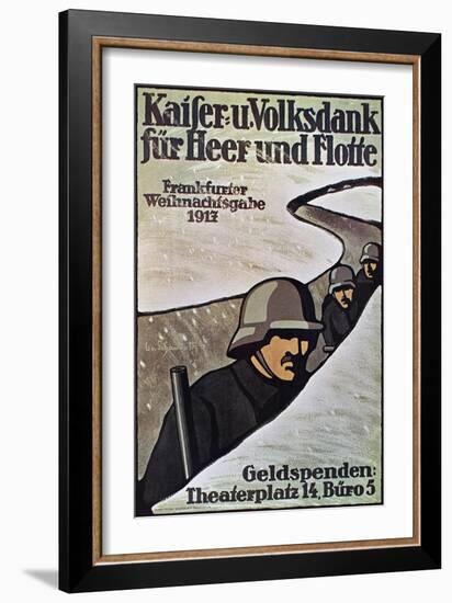 WWI: German Poster, 1917-Lisa von Schauroth-Framed Premium Giclee Print