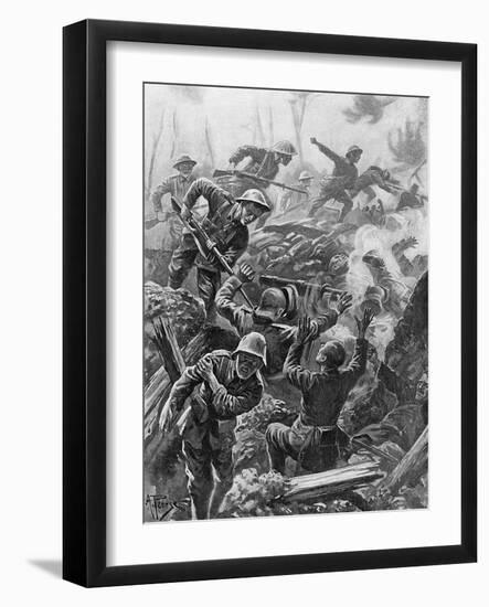 WWI, Heroic Act, Downie-Alfred Pearse-Framed Art Print