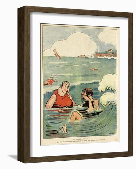 WWI-Cheval La Baionnette-Framed Art Print