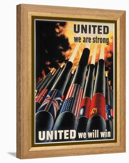 WWII: Allied Victory-null-Framed Premier Image Canvas