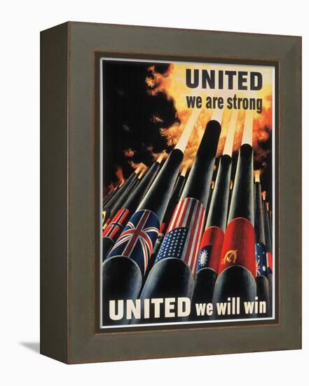 WWII: Allied Victory-null-Framed Premier Image Canvas