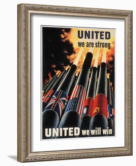 WWII: Allied Victory-null-Framed Giclee Print