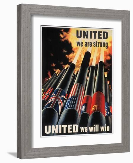 WWII: Allied Victory-null-Framed Giclee Print