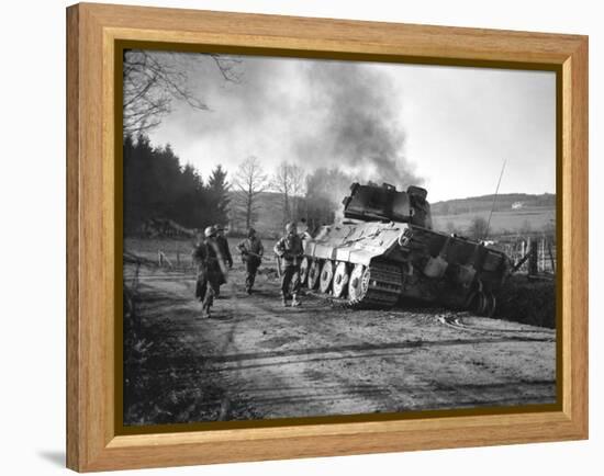 WWII Battle of the Bulge-Peter J. Carroll-Framed Premier Image Canvas