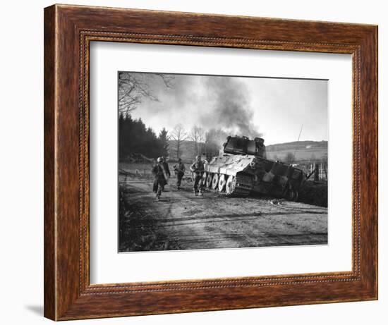 WWII Battle of the Bulge-Peter J. Carroll-Framed Photographic Print