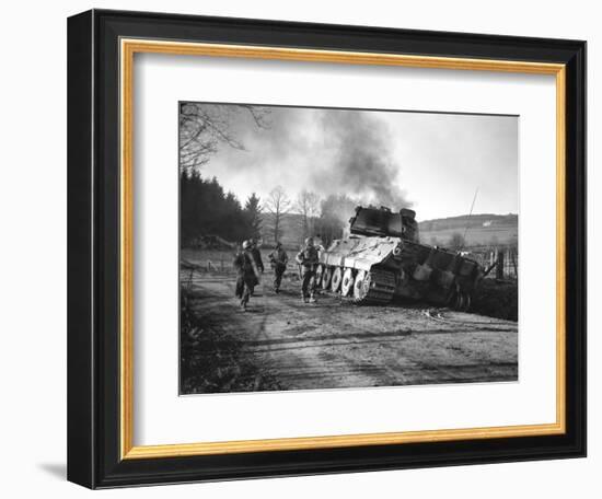 WWII Battle of the Bulge-Peter J. Carroll-Framed Photographic Print