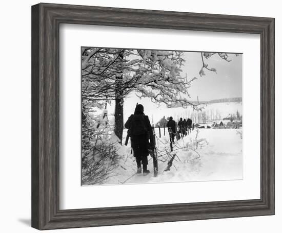 WWII Battle of the Bulge-null-Framed Photographic Print