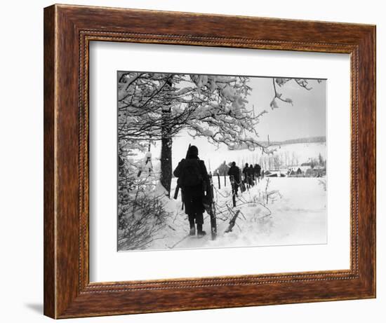 WWII Battle of the Bulge-null-Framed Photographic Print