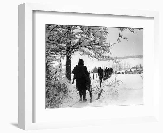 WWII Battle of the Bulge-null-Framed Photographic Print