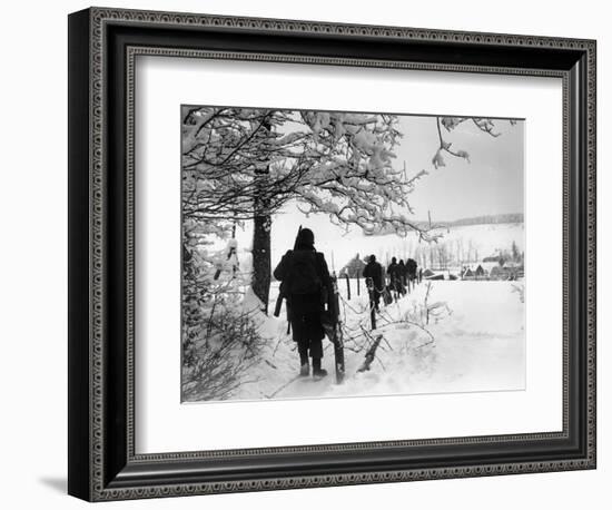 WWII Battle of the Bulge-null-Framed Photographic Print