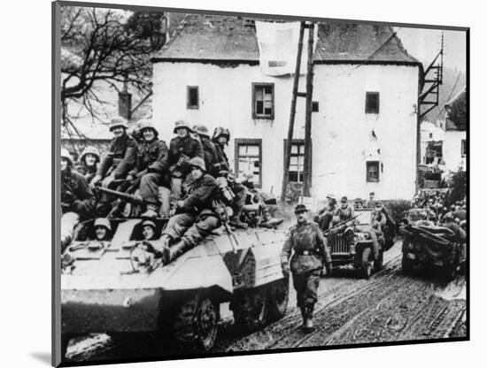 WWII Battle of the Bulge-null-Mounted Photographic Print