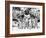 WWII Boyington and Black Sheep Crew 1944-null-Framed Photographic Print