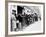 WWII Butcher Shop Line-null-Framed Photographic Print