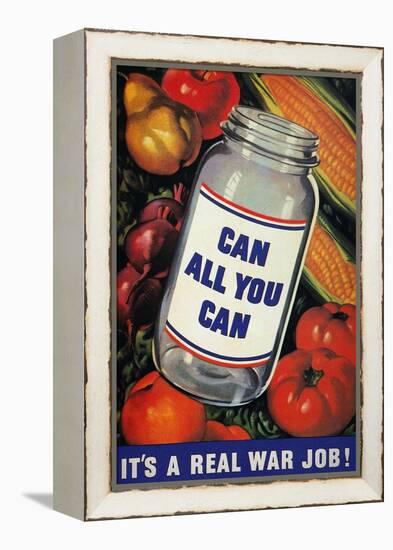 WWII: 'Can All You Can'-null-Framed Premier Image Canvas