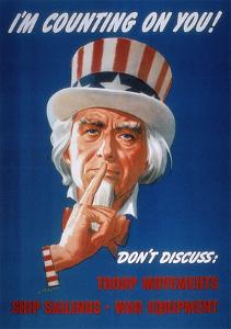 WWII: Careless Talk Poster