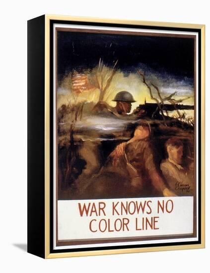 WWII: Color Line Poster-E. Simms Campbell-Framed Premier Image Canvas