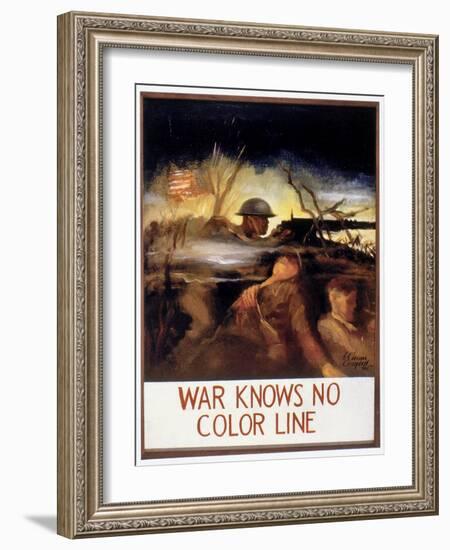 WWII: Color Line Poster-E. Simms Campbell-Framed Giclee Print