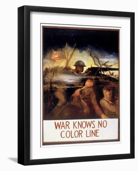 WWII: Color Line Poster-E. Simms Campbell-Framed Giclee Print