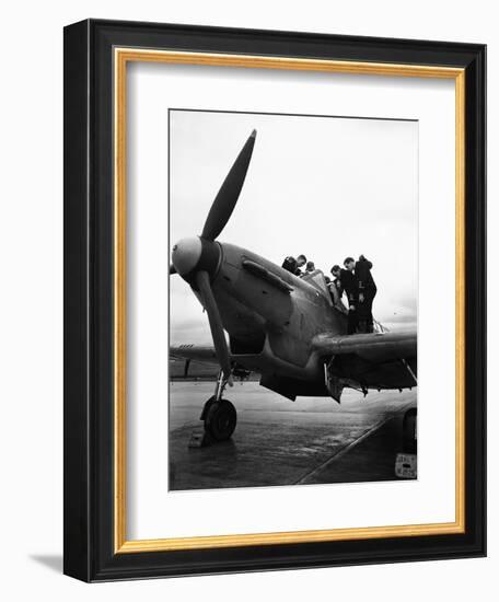 WWII England New Fulmar Plane-Eddie Worth-Framed Photographic Print