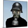 Wwii Gas Mask-anatomyofrockthe-Mounted Art Print