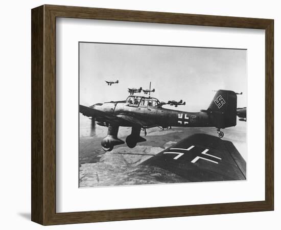 WWII German JU 87 Stuka-null-Framed Photographic Print