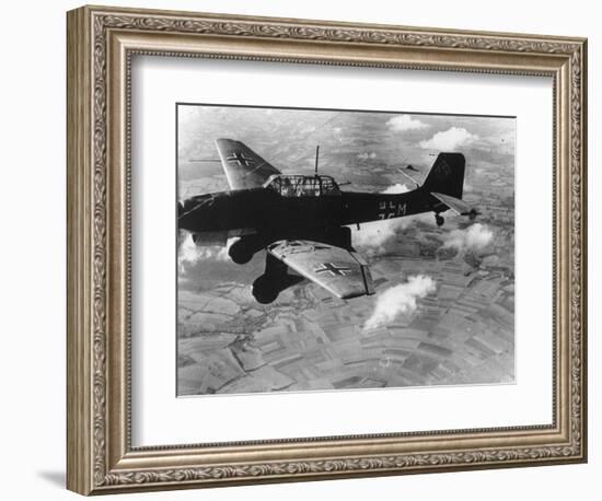 WWII German Plane Stuka-null-Framed Photographic Print