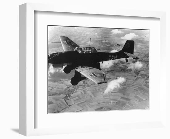 WWII German Plane Stuka-null-Framed Photographic Print