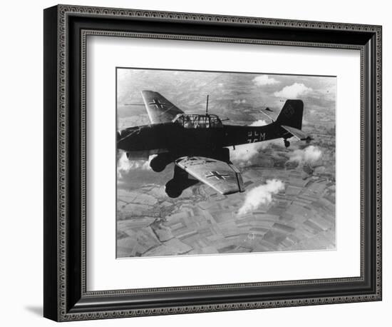 WWII German Plane Stuka-null-Framed Photographic Print