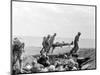 WWII Iwo Jima U.S. Invasion-Joe Rosenthal-Mounted Photographic Print