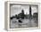 WWII London Thames U-Boat 1945-null-Framed Premier Image Canvas