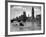 WWII London Thames U-Boat 1945-null-Framed Photographic Print