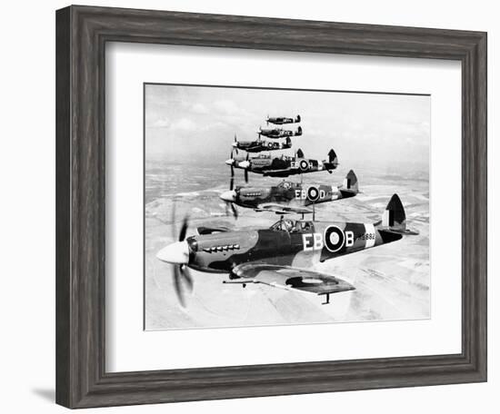 WWII Mark XII Spitfires 1944-null-Framed Photographic Print
