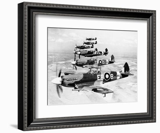 WWII Mark XII Spitfires 1944-null-Framed Photographic Print