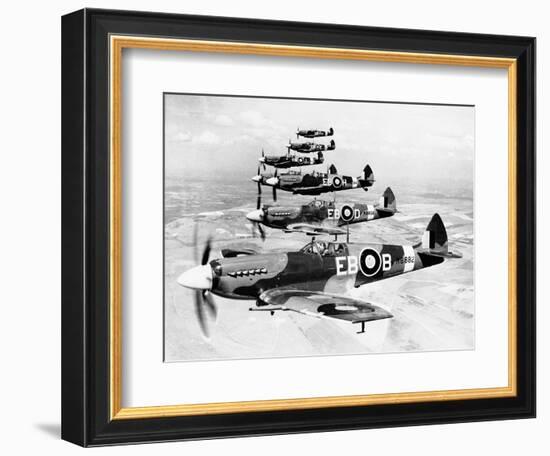 WWII Mark XII Spitfires 1944-null-Framed Photographic Print