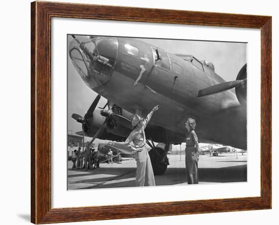 WWII Memphis Belle 1943-null-Framed Photographic Print