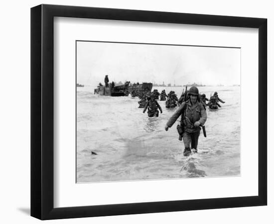 WWII Normandy Invasion-Bert Brandt-Framed Photographic Print