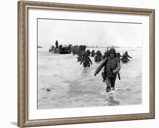 WWII Normandy Invasion-Bert Brandt-Framed Photographic Print