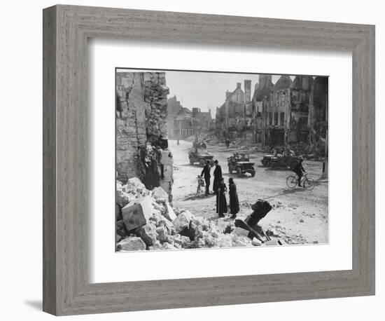 WWII Normandy Post Liberation-null-Framed Photographic Print