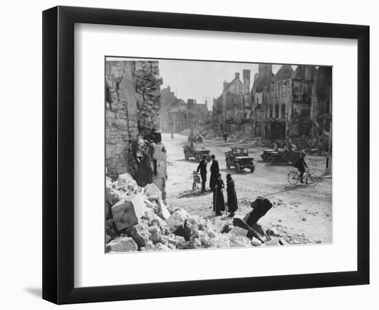 WWII Normandy Post Liberation-null-Framed Photographic Print