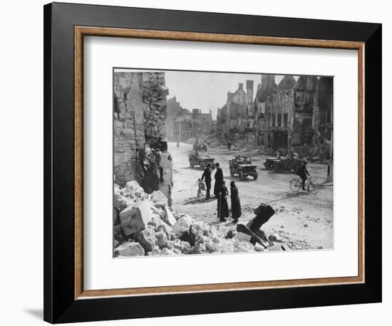 WWII Normandy Post Liberation-null-Framed Photographic Print